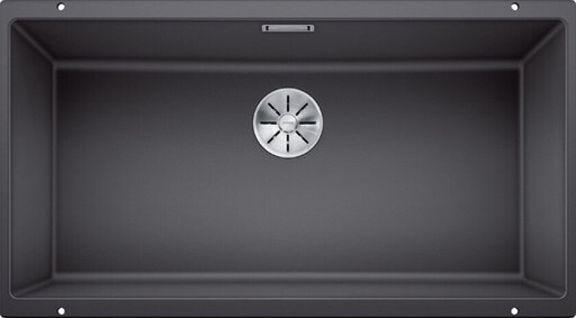 Subline 800-U kjøkkenvask, 83x46 cm, grå