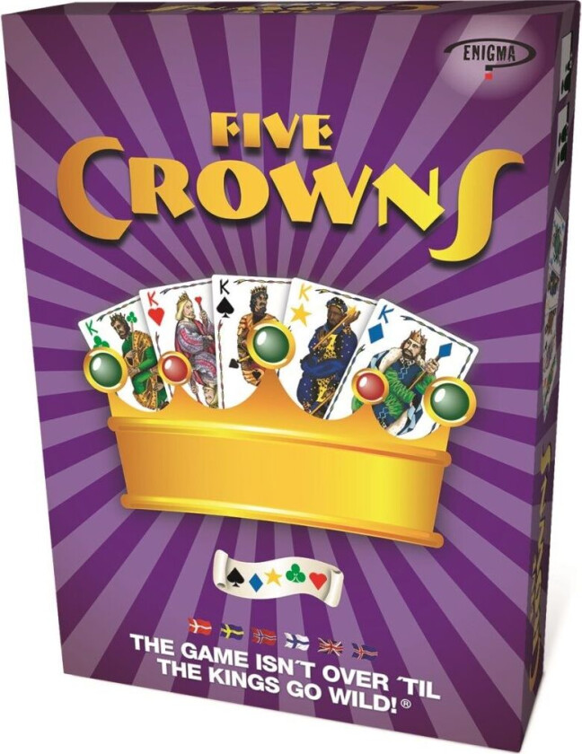 Five Crowns Card Game (SE/FI/NO/DK/EN/IS)