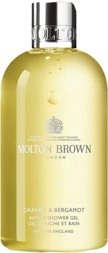 Orange & Bergamot Bath & Shower Gel, 300 ml Dusj & Bad