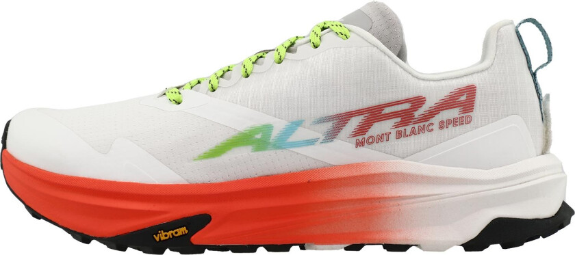 Altra Mont Blanc Speed W Dame Hvit/Rød USL 8,5 | Terrengsko