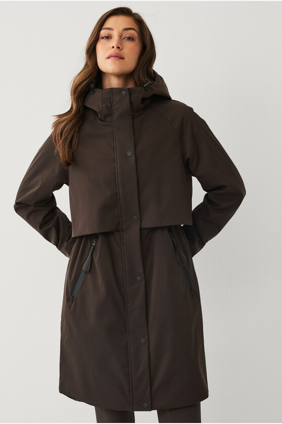 Parka WR Padded Parka - Brun