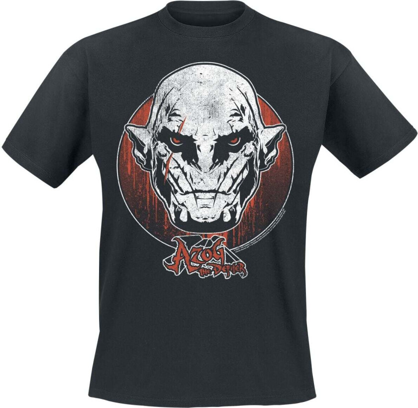 T-skjorte - Der Hobbit - Azog - The Defiler - M til 5XL - Herrer - svart