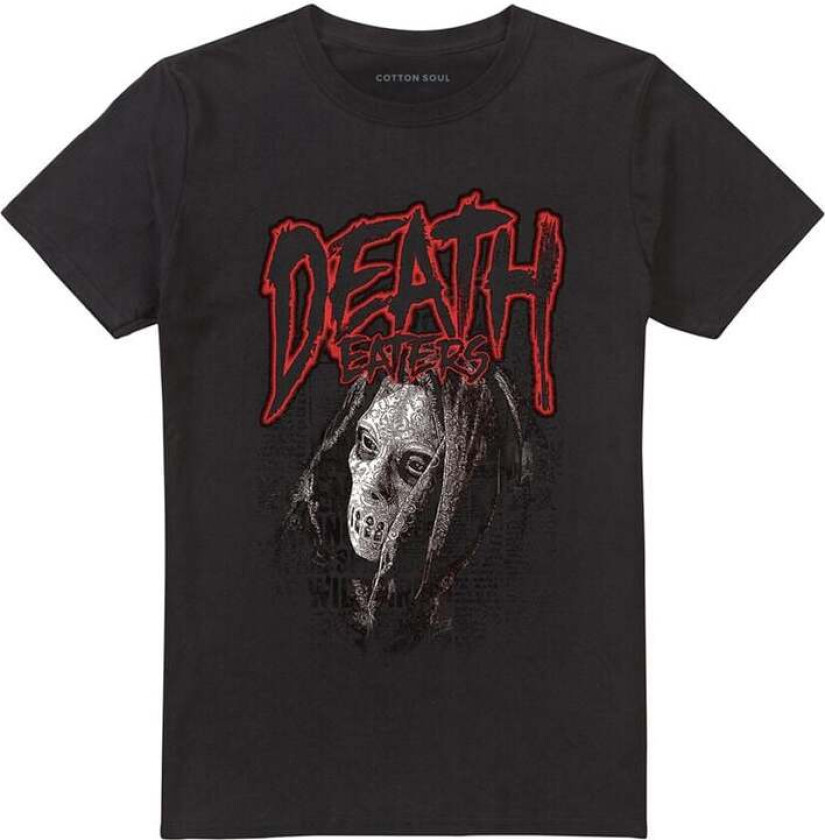 T-skjorte - Death Eaters Mono Face - M til 5XL - Herrer - svart