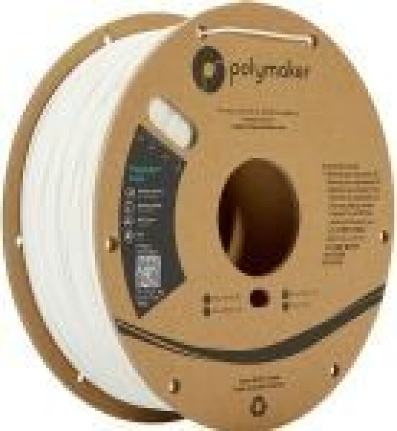 PA02002 PolyLite Filament PLA-plast 1.75 mm 1000 g Hvid 1 stk