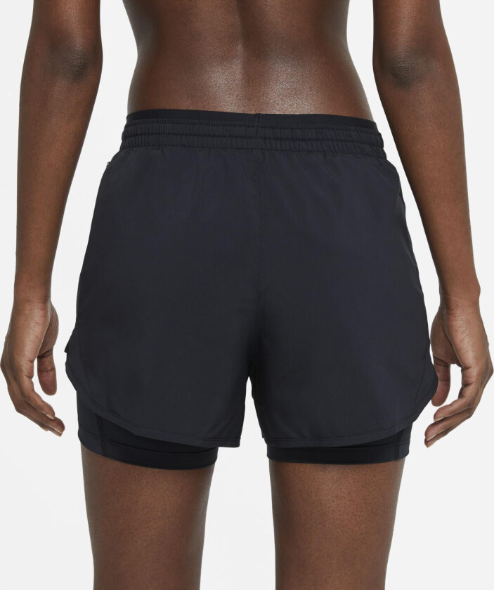 Tempo Luxe 2-In-1 Shorts Dame Black/Black/Reflective Silver M