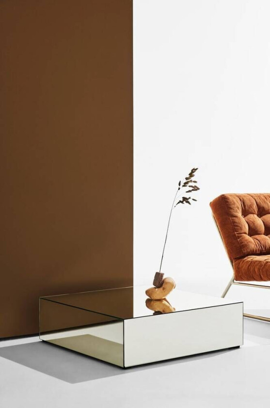 Ponti bord i speilglass 80x80 cm Glas