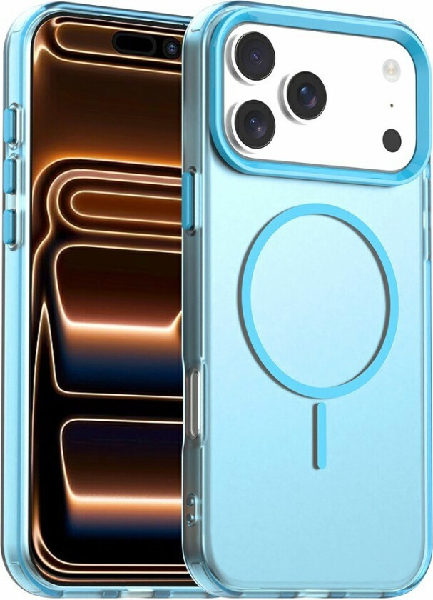 iPhone 18 Pro / 17 Pro EIDERWOOD Hybrid Plast Deksel - MagSafe Kompatibel - Blå