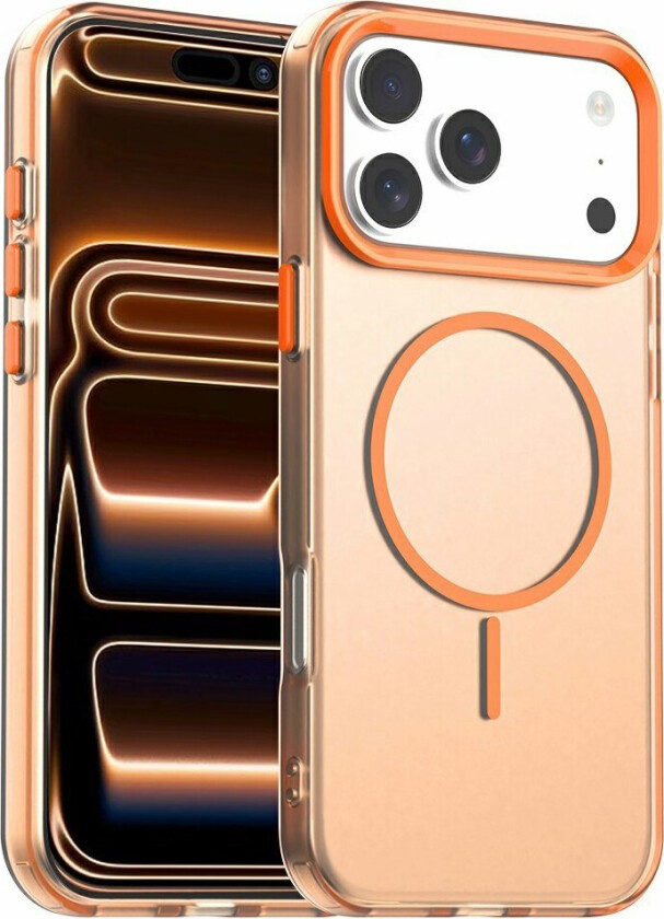 iPhone 18 Pro Max / 17 Pro Max EIDERWOOD Hybrid Plast Deksel - MagSafe Kompatibel - Oransje