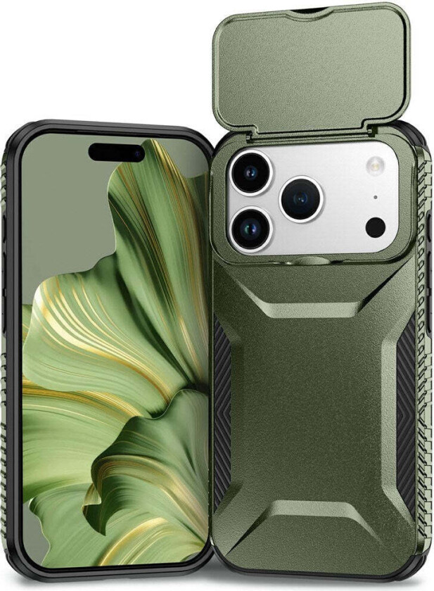 iPhone 18 Pro / 17 Pro EIDERWOOD Hybrid Plast Deksel m. Cam Slider - Grønn
