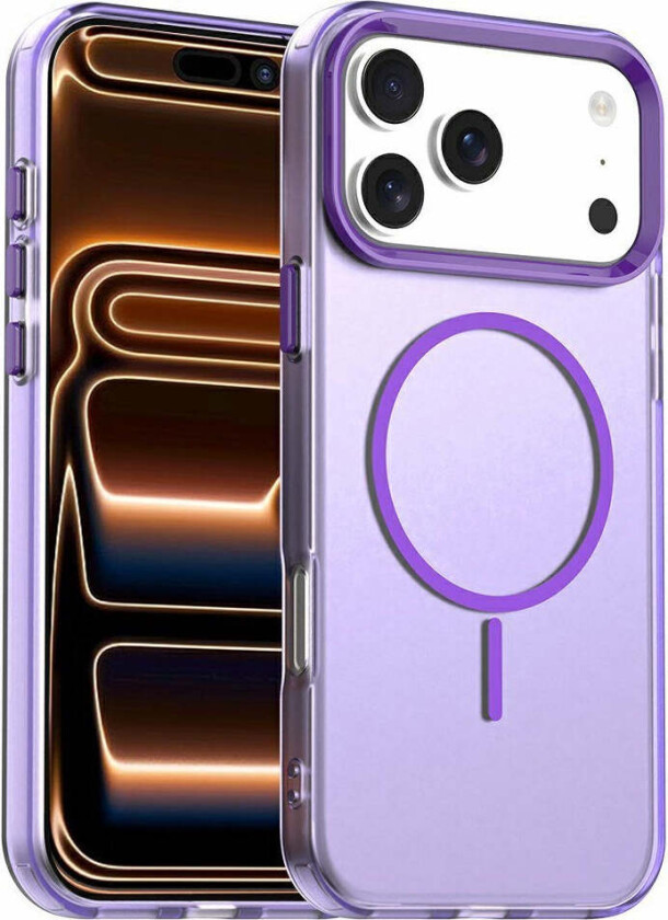 iPhone 18 Pro Max / 17 Pro Max EIDERWOOD Hybrid Plast Deksel - MagSafe Kompatibel - Lilla