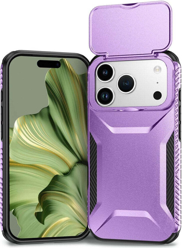 iPhone 18 Pro / 17 Pro EIDERWOOD Hybrid Plast Deksel m. Cam Slider - Lilla