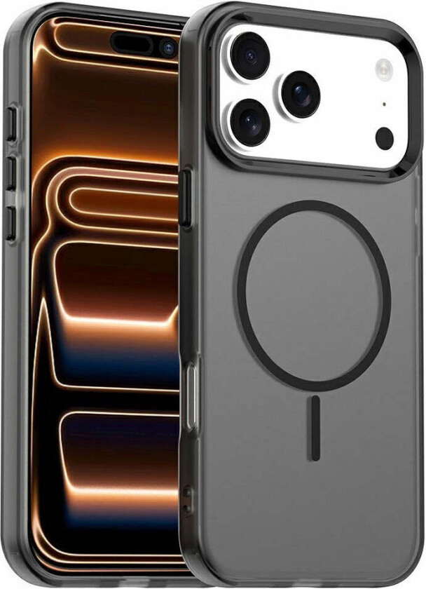 iPhone 18 Pro / 17 Pro EIDERWOOD Hybrid Plast Deksel - MagSafe Kompatibel - Svart