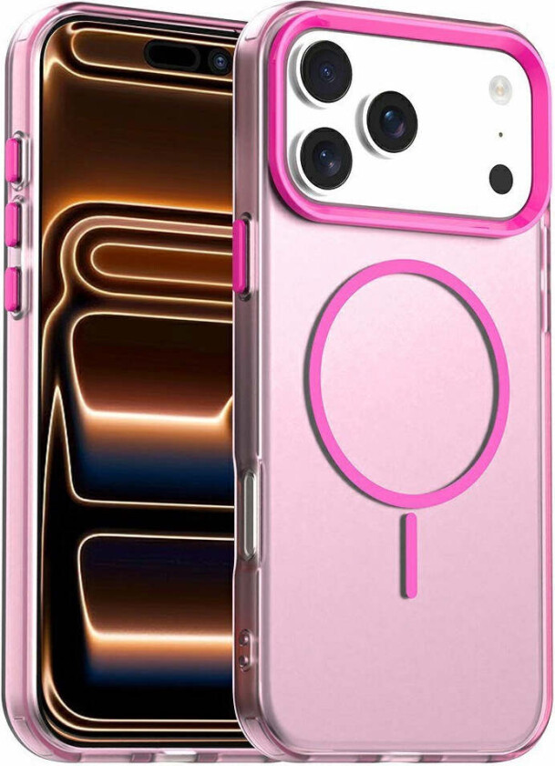 iPhone 18 Pro Max / 17 Pro Max EIDERWOOD Hybrid Plast Deksel - MagSafe Kompatibel - Rosa