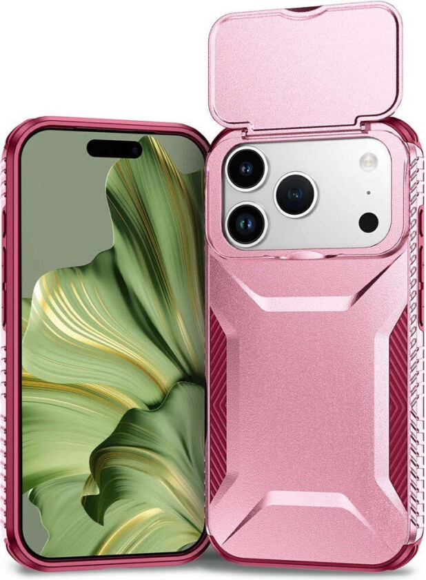 iPhone 18 Pro / 17 Pro EIDERWOOD Hybrid Plast Deksel m. Cam Slider - Rød