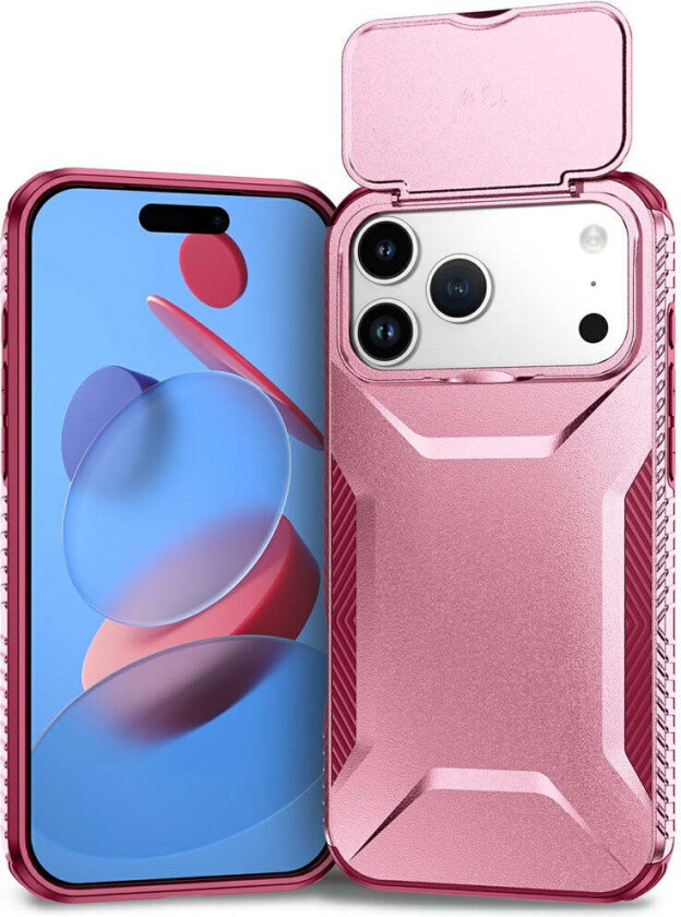 iPhone 18 Pro Max / 17 Pro Max EIDERWOOD Hybrid Plast Deksel m. Cam Slider - Rosa