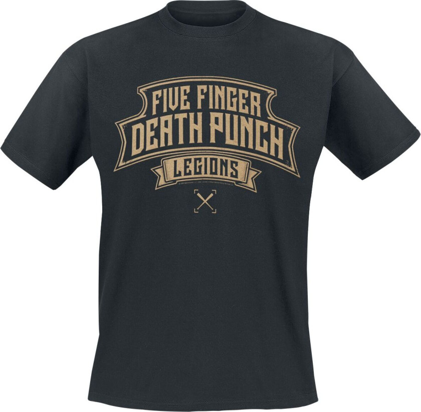 T-skjorte - Knuckles Legions - S til 5XL - Herrer - svart