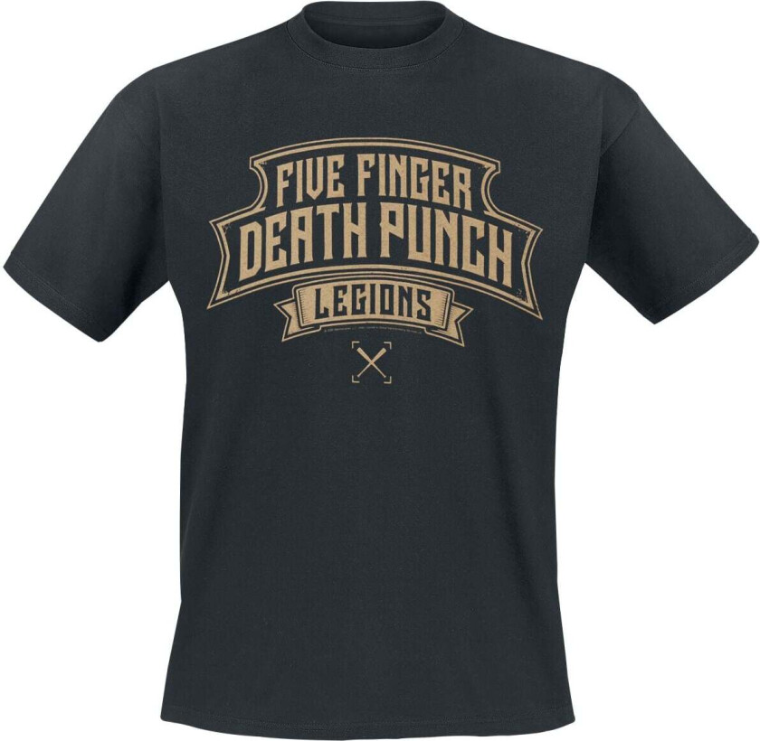 T-skjorte - Knuckles Legions - S til 5XL - Herrer - svart