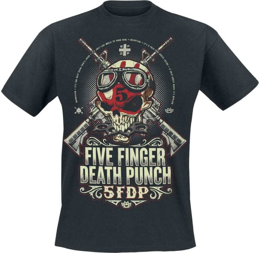 T-skjorte - Protector - S til 5XL - Herrer - svart