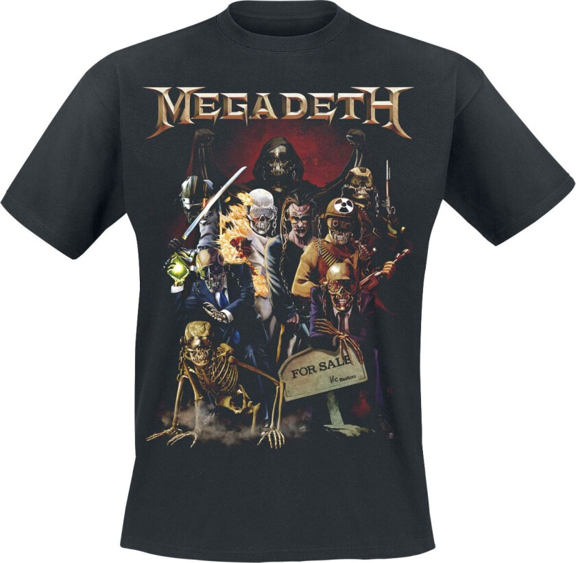 T-skjorte - Vic Eras - S til 5XL - Herrer - svart