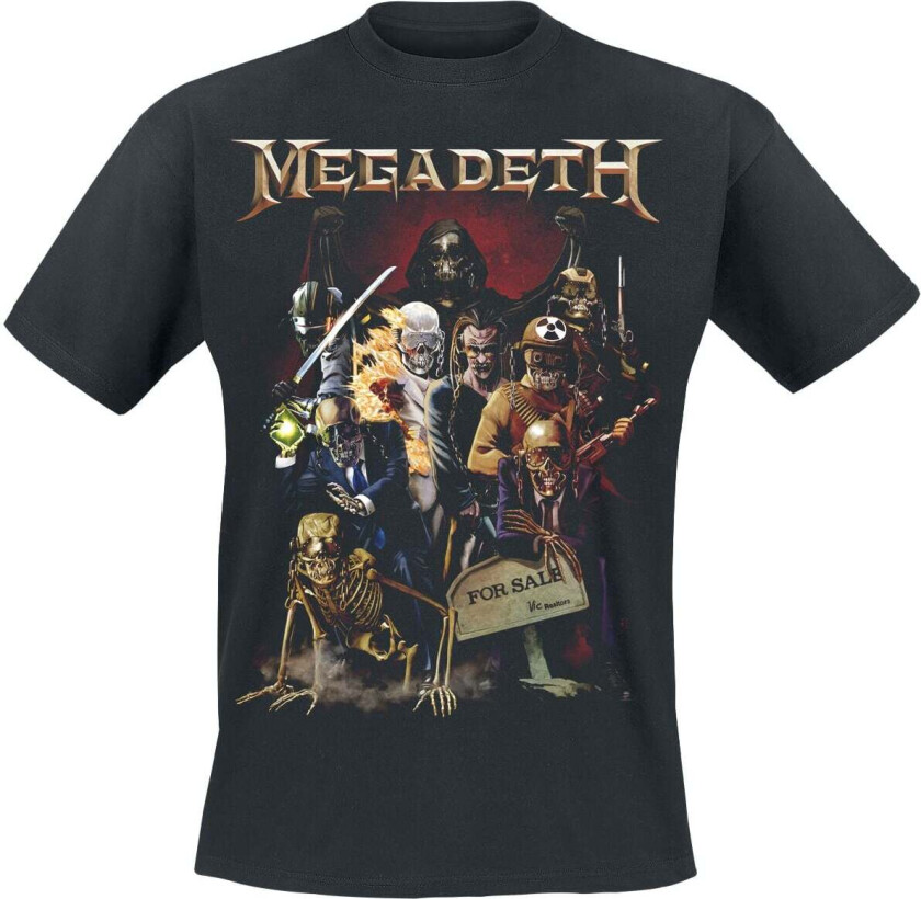 T-skjorte - Vic Eras - S til 5XL - Herrer - svart