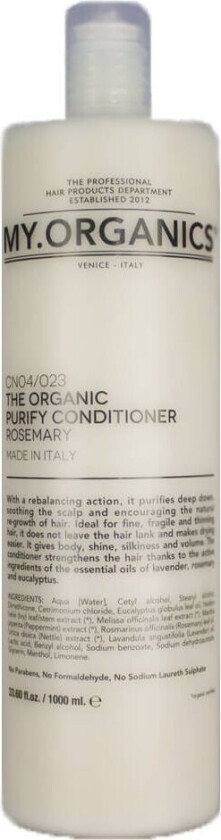 The Organic  Purify Conditioner Rosemary 1000 ml