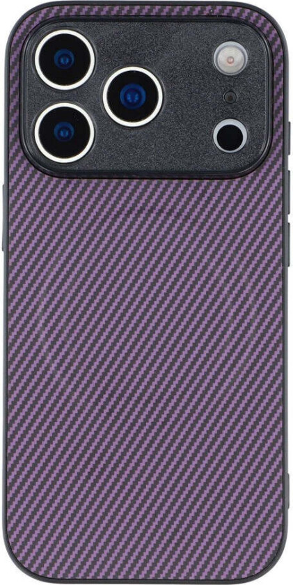 iPhone 18 Pro Max / 17 Pro Max EIDERWOOD Hybrid Carbon Deksel - MagSafe Kompatibel - Lilla