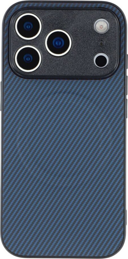 iPhone 18 Pro Max / 17 Pro Max EIDERWOOD Hybrid Carbon Deksel - MagSafe Kompatibel - Blå