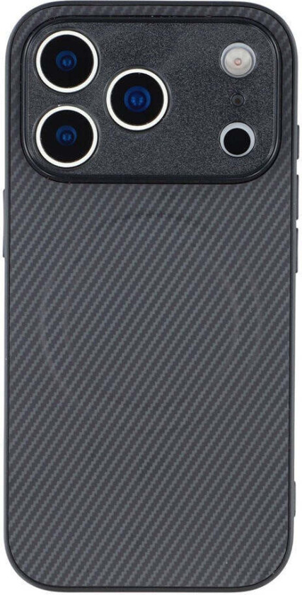 iPhone 18 Pro Max / 17 Pro Max EIDERWOOD Hybrid Carbon Deksel - MagSafe Kompatibel - Svart