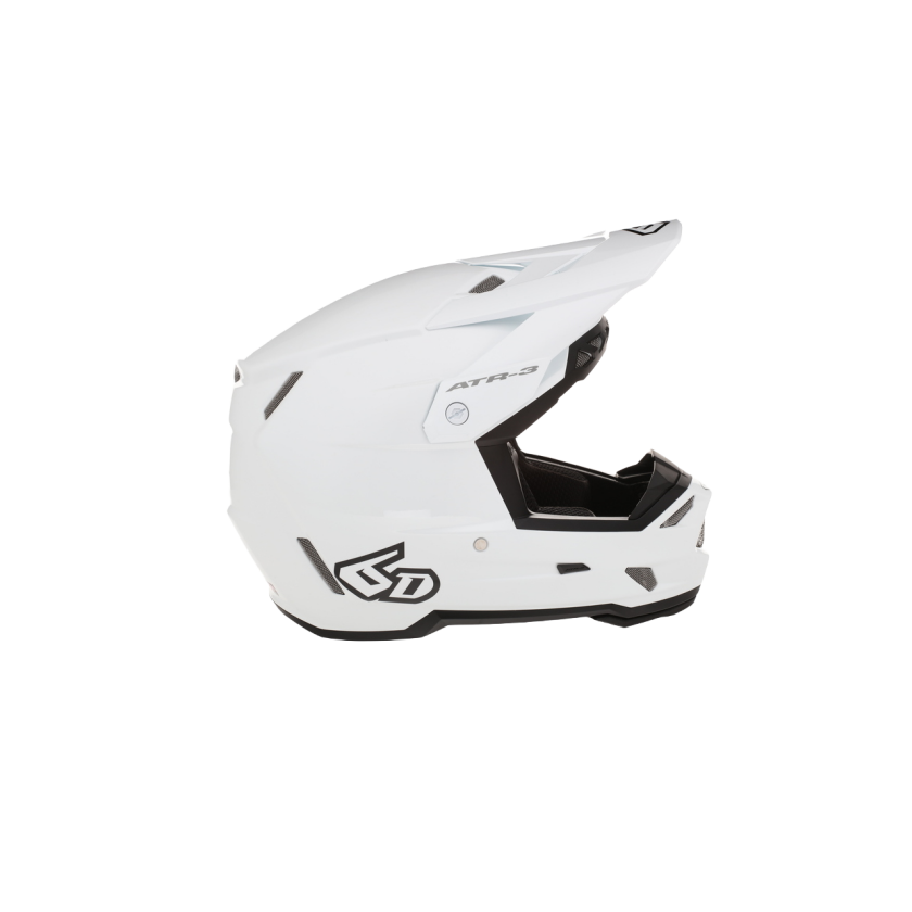 Crosshjelm 6D ATR-3 Solid FIM Blank HvitL
