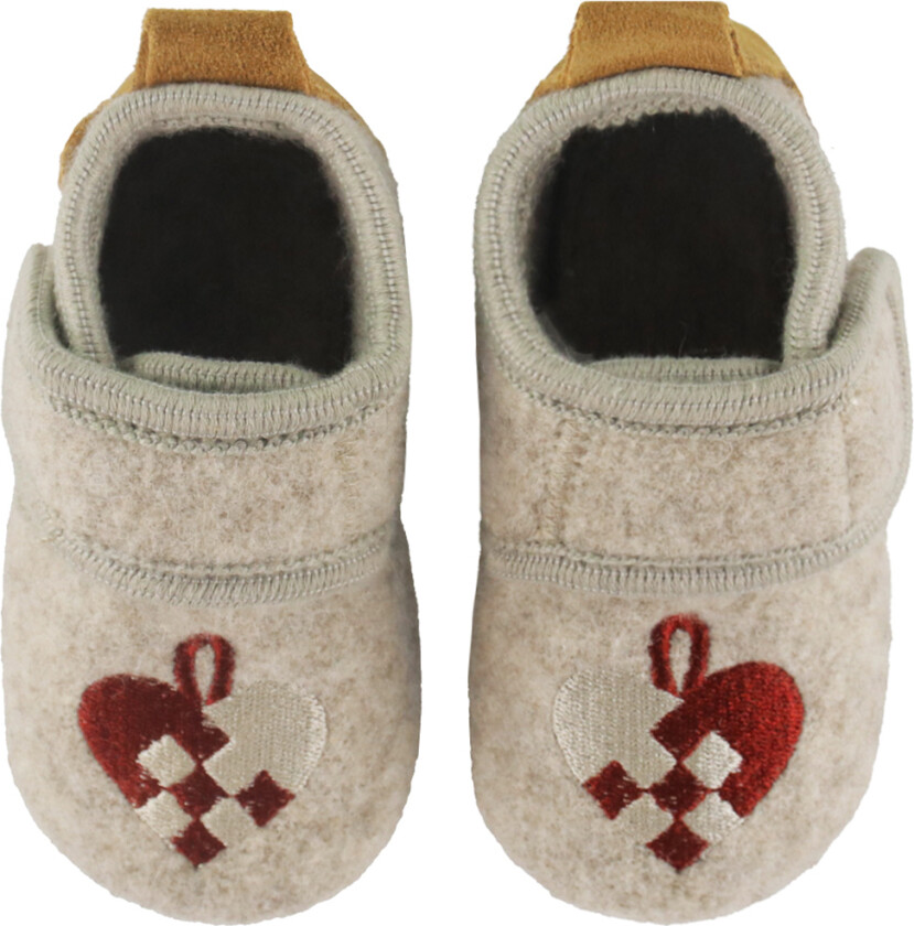 Tøfler - Prewalker Ull - Jul Heart - - 19/20 - Tøfler