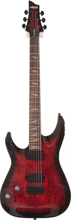 Schecter Omen Elite-6 Left Handed Black Cherry Burst