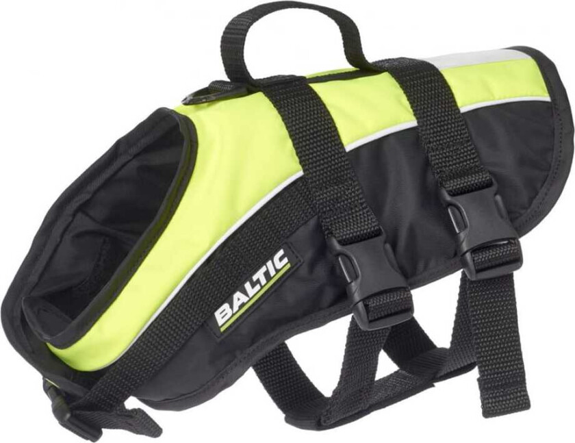 Baltic Mascot Flytevest Hund Gul (XL)