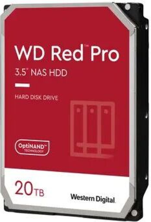 Bilde av Wd Red Pro 20tb 3.5" 7,200rpm Sata-600