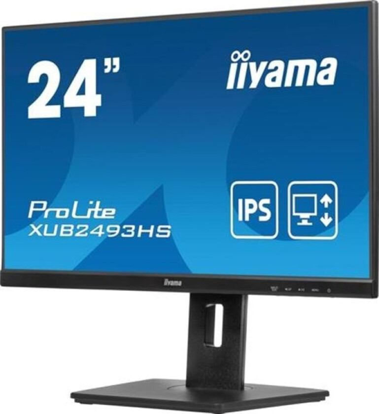 24" iiyama ProLite XUB2493HS-B6 - LED monitor - Full HD (1080p) - 24" - 1 ms - Skjerm