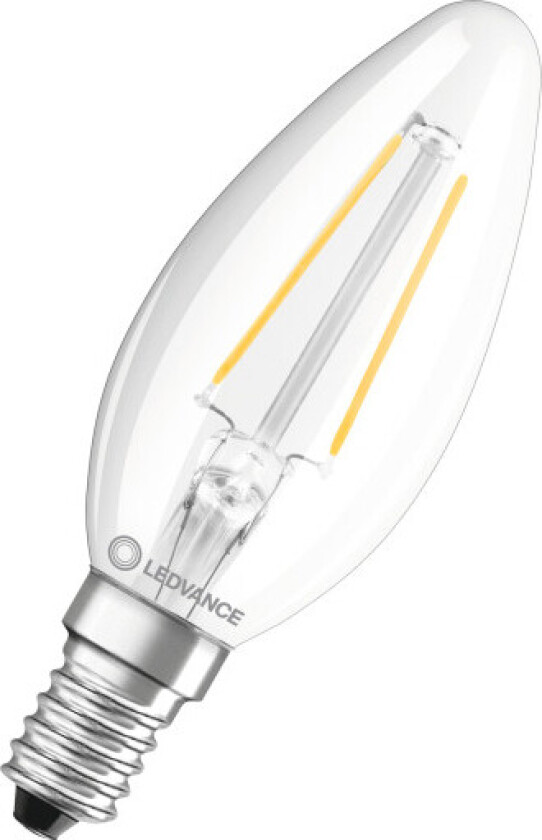 LED stearinlys filament 250lm 2,5W/827 E14
