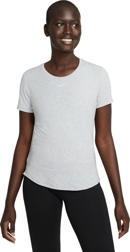 Dri-Fit Uv One Luxe T-Shirt Dame Particle Grey/Heather