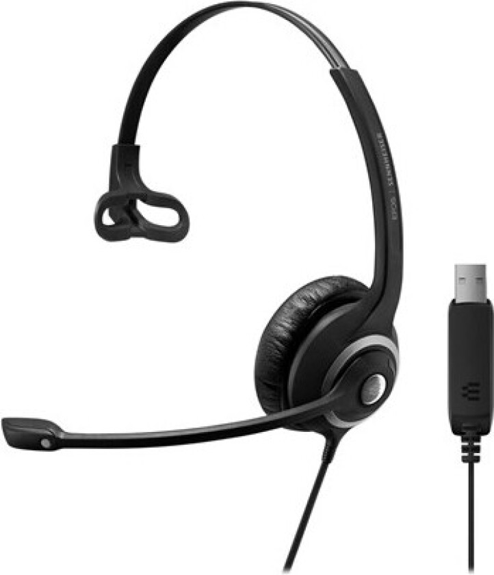 Epos Impact Sc230 Usb Hodesett Usb Mono Svart, Sølv