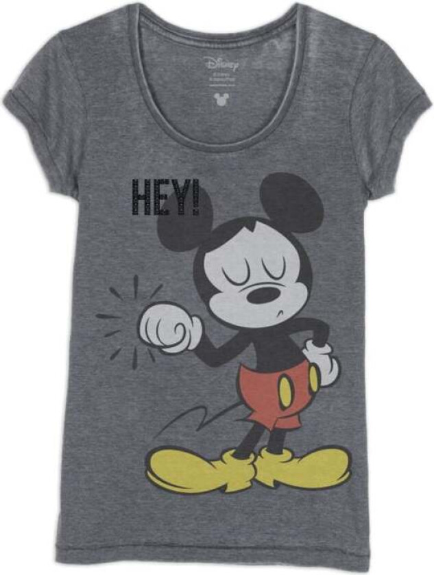 Disney T-skjorte - Hey! - S til XXL - Damer - grå