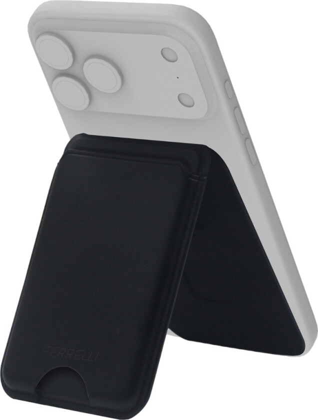 MagSafe magnetisk kortholder med stativ, svart