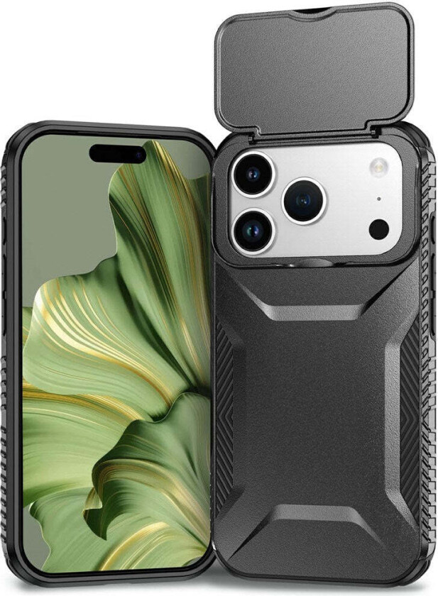iPhone 18 Pro / 17 Pro EIDERWOOD Hybrid Plast Deksel m. Cam Slider - Svart