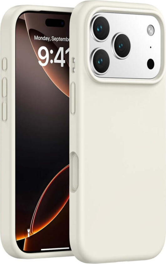 iPhone 18 Pro / 17 Pro EIDERWOOD Silikondeksel - Hvit
