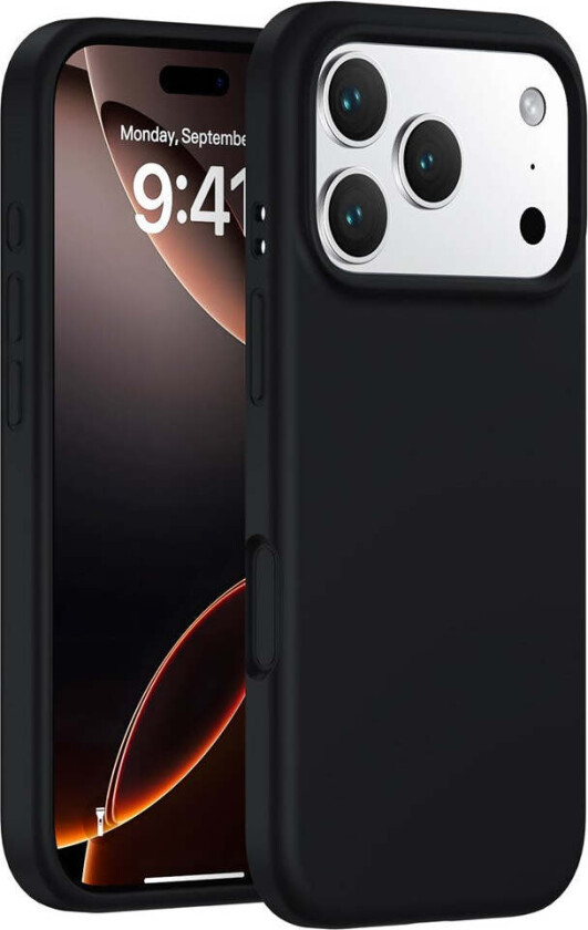 iPhone 18 Pro Max / 17 Pro Max EIDERWOOD Silikondeksel - Svart