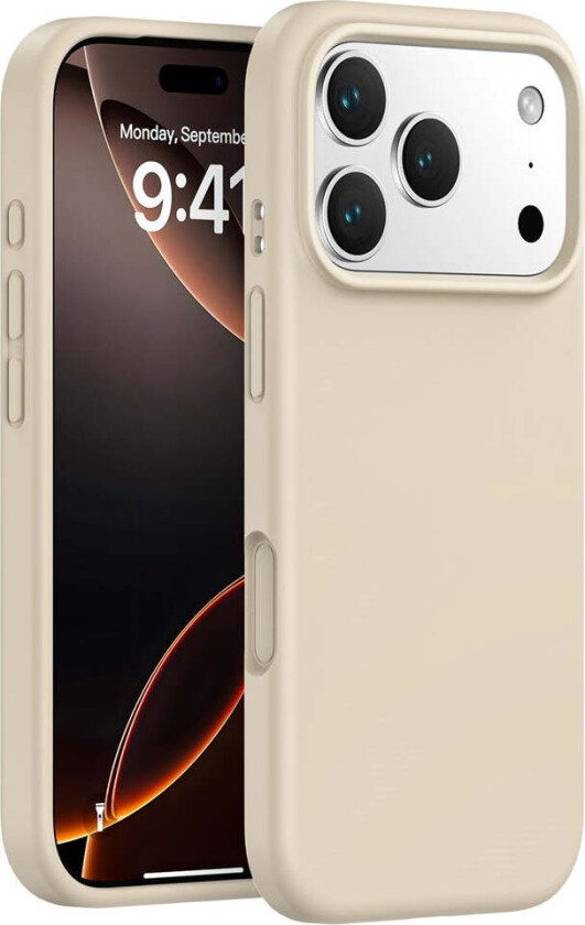 iPhone 18 Pro / 17 Pro EIDERWOOD Silikondeksel - Beige