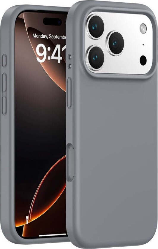 iPhone 18 Pro / 17 Pro EIDERWOOD Silikondeksel - Grå