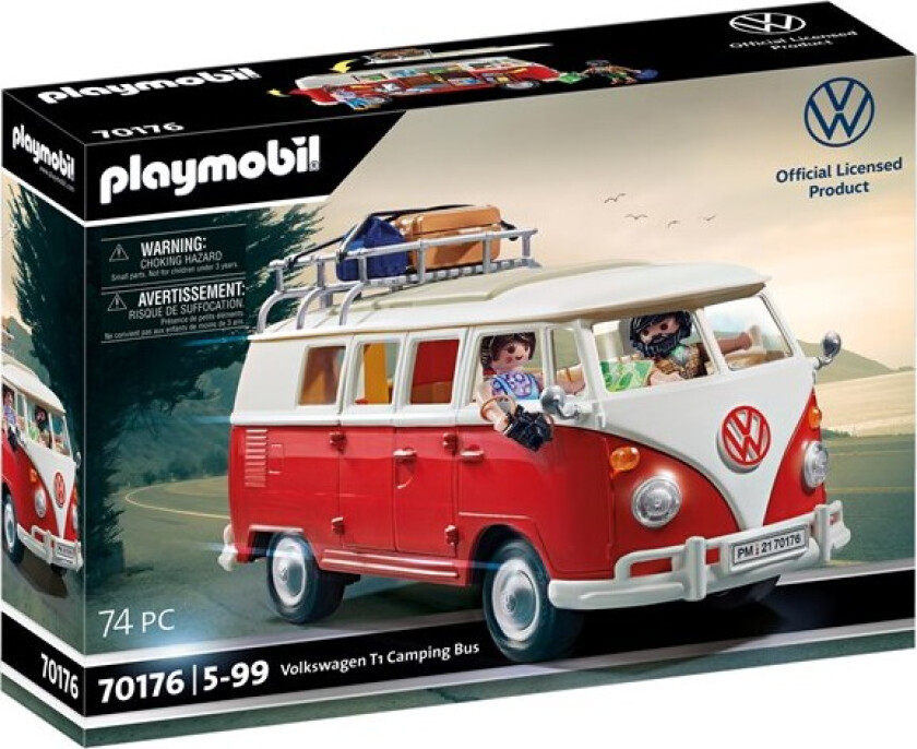 Bilde av Playmobil Volkswagen T1 Campingbuss Playmobil Vw 70176