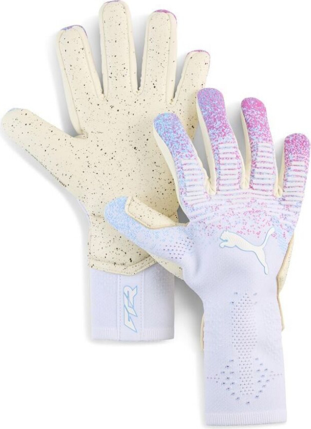 Keeperhansker Future Ultimate NC White Pack - White/Rosa/Blå, størrelse 9½