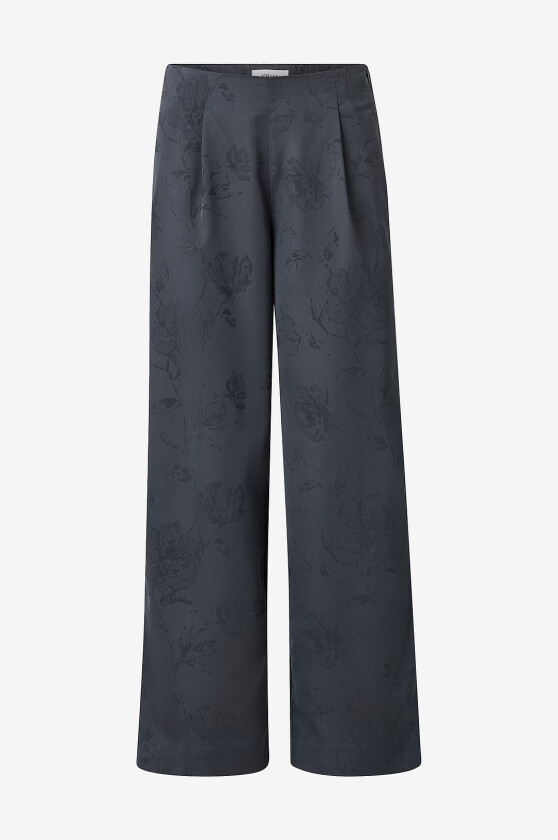 Dressbukser med jacquardmønster - Blå