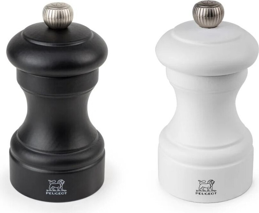 Bistro pepper- og saltkvern svart-hvit