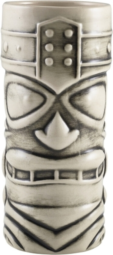 Hvit Tiki Krus 40cl - Genware