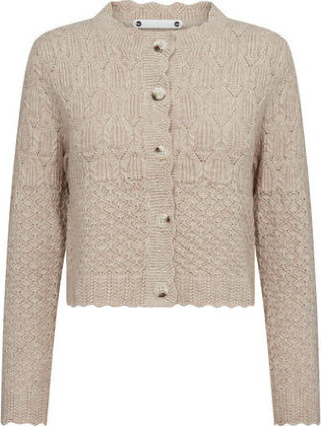 PointelleCC Cardigan - Bone S